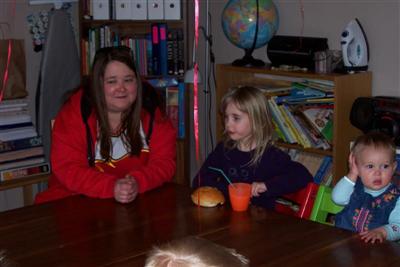 Auntie Krista, Bekah, Abi